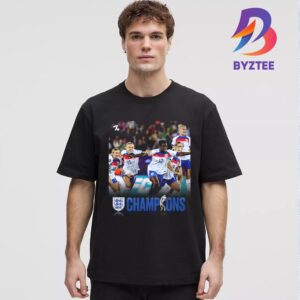 England Make It Back-To-Back Womens Euros Champions 2022-2025 Unisex T-Shirt