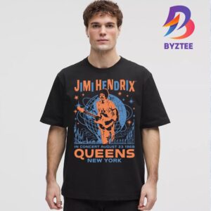 Jimi Hendrix Exclusive Tee In Concert August 23 1968 In Queens New York Unisex T-Shirt
