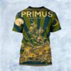 Primus Bridgeport 2025 Poster Onward And Upward At Hartford HealthCare Amphitheater In Connecticut On July 22 2025 All Over Print Shirt