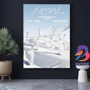 Seventeen 2025 World Tour In Incheon Korea Schedule Dates And Cities List Official Poster Home Decor Poster Canvas
