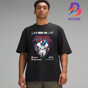 The American Red Cross x Metallica And AWMH For New Campaign Give Where You Live Shirt