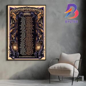 The Oddities And Curiosities Expo 2025 Tour Poster Dates List Official Poster Home Decor Poster Canvas