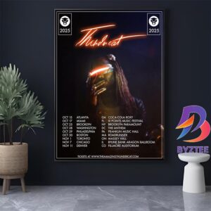 Thundercat North American Tour Dates In October And November 2025 Home Decor Poster Canvas