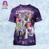 UEFA Womens Euro 2025 Champions Are England All Over Print Shirt