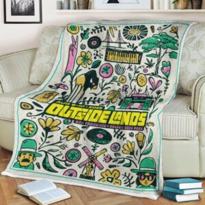 2025 Outside Lands Festival At Golden Gate Park In San Francisco California On August 8-10 2025 Event Fleece Blanket