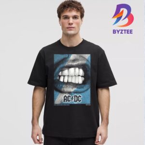 ACDC Edinburgh 2025 PWR Up Tour Poster At Murrayfield Stadium In Scotland On August 21 2025 Unisex T-Shirt