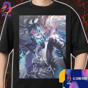Ado Dome Tour 2025 Yodaka 5th Anniversary Poster Artwork By Orihara Limited Edition Merch Unisex T-Shirt