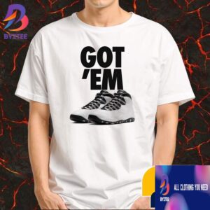 Air Jordan 10 Steel Got ‘Em Sneaker Unisex T-Shirt