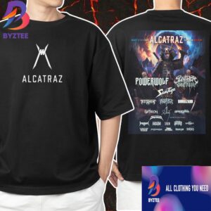 Alcatraz Festival August 6-7-8-9 2025 At Kortrijk Belgium Poster Lineup Headliners Theme Samurai Artwork Unisex T-Shirt