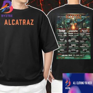 Alcatraz Music Festival 2025 7-10 August At Kortrijk Belgium Heavy Metal Fest With Poster Lineup And Highlights Unisex T-Shirt