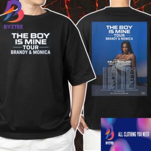 Brandy And Monica The Boy Is Mine Tour 2025 With Kelly Rowland x Coco Jones x Muni Long Poster Tour Dates Unisex T-Shirt