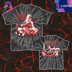 Cannibal Corpse Eaten Back To Life Bootleg Spider Black Dye All Over Print T-Shirt