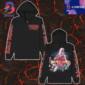 Cannibal Corpse Eaten Back To Life Unisex Zip Up All Over Print Hoodie