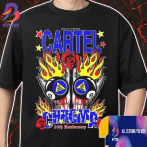 Cartel x Double Wonderful Chroma 20th Anniversary Date Tour Magic Ball 8 Artwork 2025 Limited Version Merch Unisex T-Shirt
