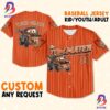 Custom Cars Mater Orange Disney Birthday Baseball Jersey