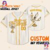 Custom Disney Beauty And The Beast Mrs Potts And Chip Simple Stripe Baseball Jersey