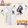 Custom Disney Beauty And The Beast Prince Baseball Jersey
