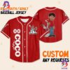 Custom Disney Cars Lightning Mcqueen Red Simple Baseball Jersey