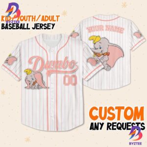 Custom Disney Dumbo Disney Baseball Jersey