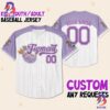 Custom Disney Figment Little Spark Simple Stripe Baseball Jersey