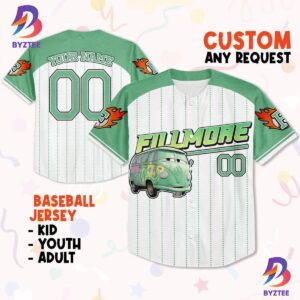 Custom Disney Fillmore Green Jersey Baseball Jersey
