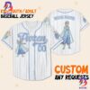 Custom Disney Frozen Anna Winter Simple Stripe Baseball Jersey