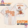 Custom Disney Halloween Mickey And Friends Skeleton Baseball Jersey