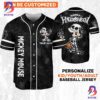 Custom Disney Halloween Mickey And Friends Vampire Baseball Jersey