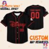 Custom Disney Mickey Mouse Black Baseball Jersey for Kids And Adults