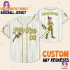 Custom Disney Inside Out Anxiety Simple Baseball Jersey