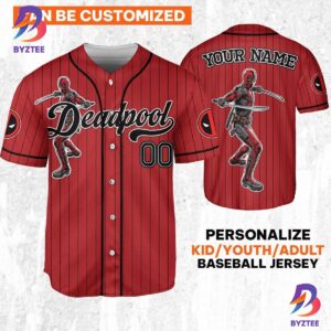 Custom Disney Wolverine And Deadpool Hero Sport Baseball Jersey