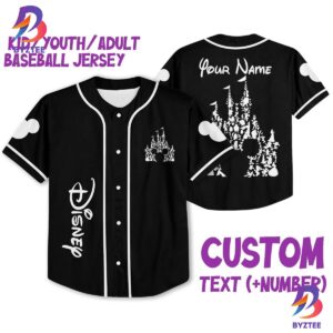 Custom Disneyland Vacation Matching Personalized Baseball Jersey