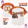 Custom Mater Orange Lightning Mcqueen Baseball Jersey