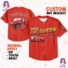 Custom Mc Queen Red Baseball Jersey