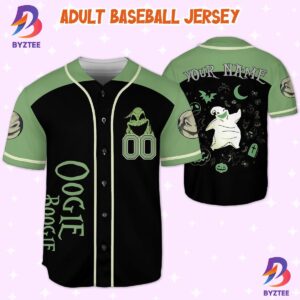Custom Oogie Boogie Baseball Jersey Personalized Nightmare Before Christmas