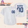 Custom Purple Daisy Custom Name Disney Game Day Baseball Jersey