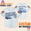 Custom Sally Blue Cars Personalized Disney Baseball Jersey