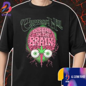 Cypress Hill Brain European Tour 2025 Limited Edition Artwork By Puis Calzada Merch Unisex T-Shirt