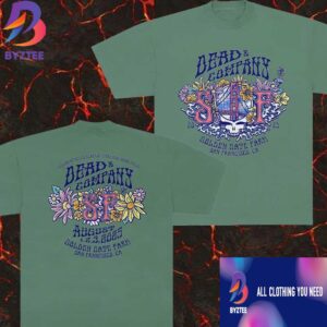 Dead And Company Golden Gate Park Flowers Merch Tee At Golden Gate Park On August 2025 In San Francisco Unisex T-Shirt