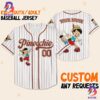 Disney Moana Maui Demi God Simple Stripe Custom Name Baseball Jersey