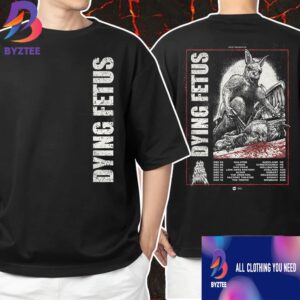 Dying Fetus New Zealand-Australia Tour 2025 Return After Long Times Poster Tour Dates Unisex T-Shirt