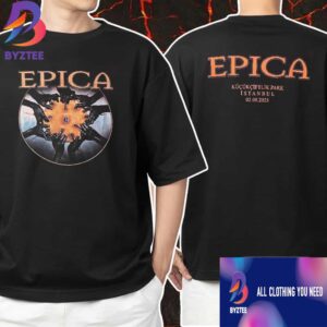 Epica Dark Sun Metal Festival 2025 At KucukCiftlik Park Istanbul Turkey With Aspiral Tour New Album Unisex T-Shirt