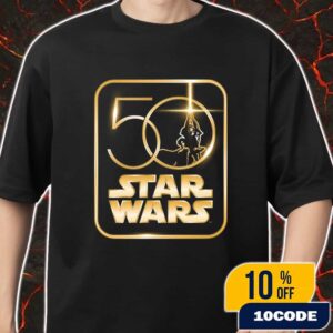 First Logo For The 50th Anniversary Of Star Wars May The 4th April 30 2027 Merch Unisex T-Shirt