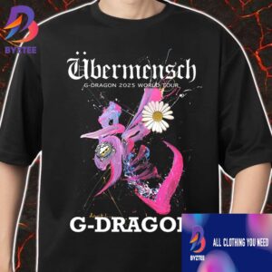 G-Dragon 2025 World Tour Ubermensch Poster Limited Edition Unisex T-Shirt