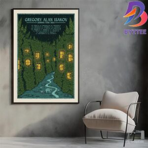 Gregory Alan Isakov Summer Tour 2025 Poster Dates List Kick Off In Omaha Home Decor Poster Canvas