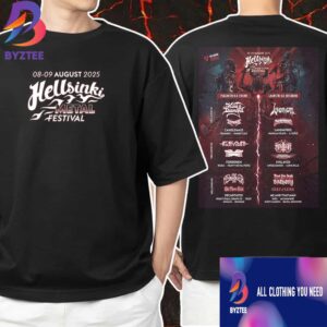 Helsinki Metal Festival 8-9 August 2025 At Helsinki Finland Poster Lineup Unisex T-Shirt