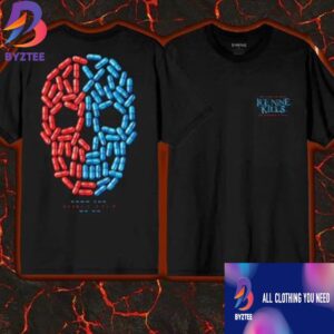 Ice Nine Kills Hell Of A Summer Tour 2025 At Paramount Theatre Capsule Skull Tee Merchandies Fan Gift Classic Two Sides T-Shirt, Hoodie