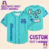Disney The Little Mermaid Simple Stripe Custom Name Baseball Jersey