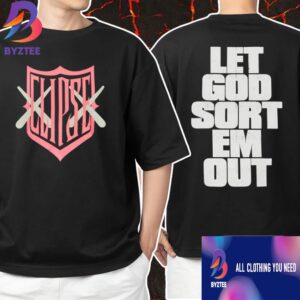 Kaws x Clipse Let God Sort Em Out Shield Unisex T-Shirt