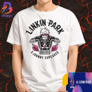 Linkin Park From Zero World Tour 2025 August 1 2025 At TD Garden Boston Massachusetts Collab With Johnny Cupcakes Artwork Unisex T-Shirt